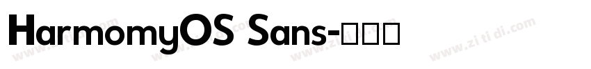 HarmomyOS Sans字体转换